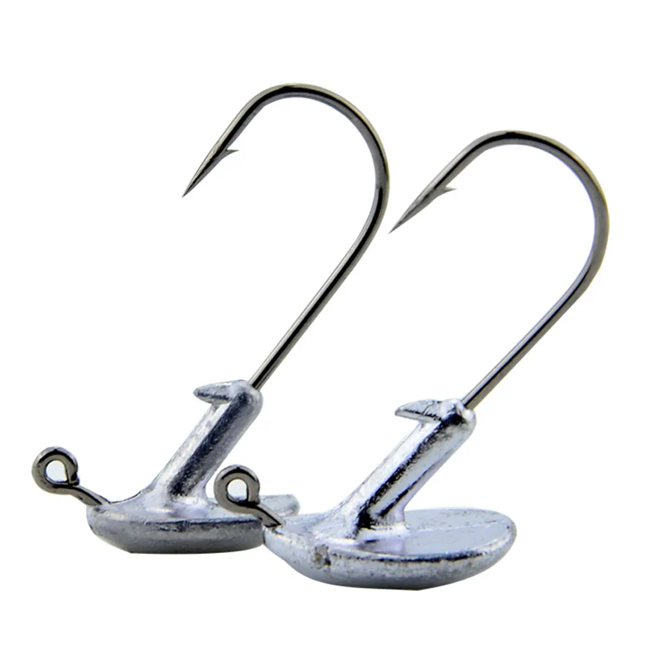 5PCS/Lot 3.5g 5g 7g 10g 14g Tumbler Lead Head Hook Jig Bait Fishing