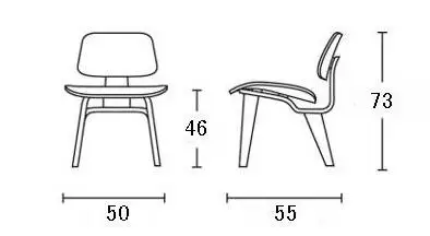 Современный фанерный стул для гостиной, натуральная древесина грецкого ореха, низкий стул для гостиной, мебель для гостиной, Середина века, деревянный стул с акцентом