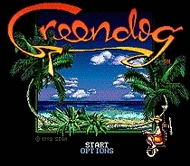 Зеленая Собака 16 бит MD игровая карта для sega Mega Drive для sega Genesis