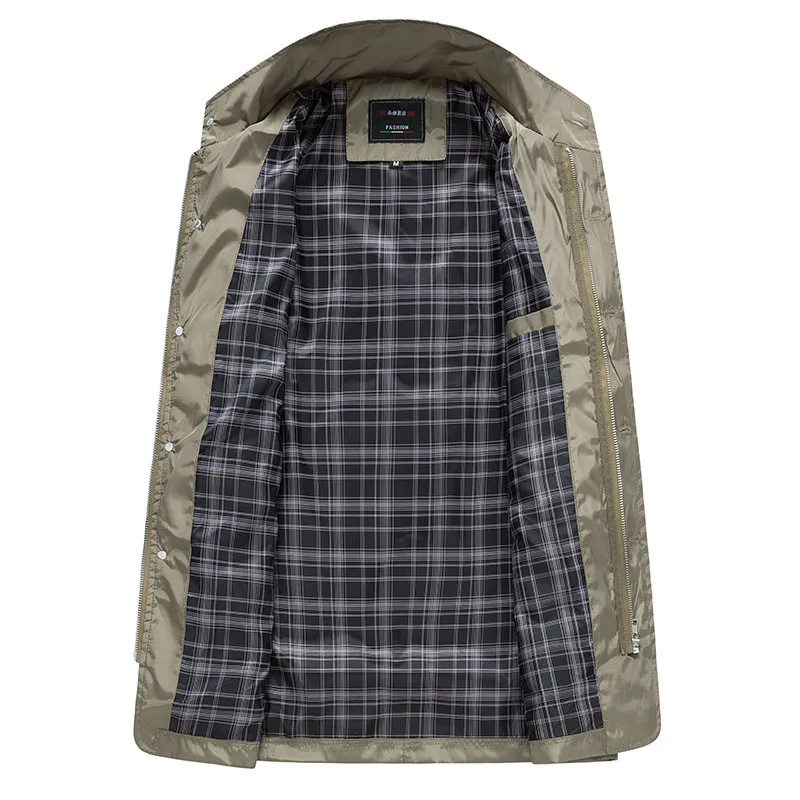 2018 Brand New arrival men's jacket Slim Fit high quality Men's autumn clothing man Jackets zippers warm cotton quilted jacket