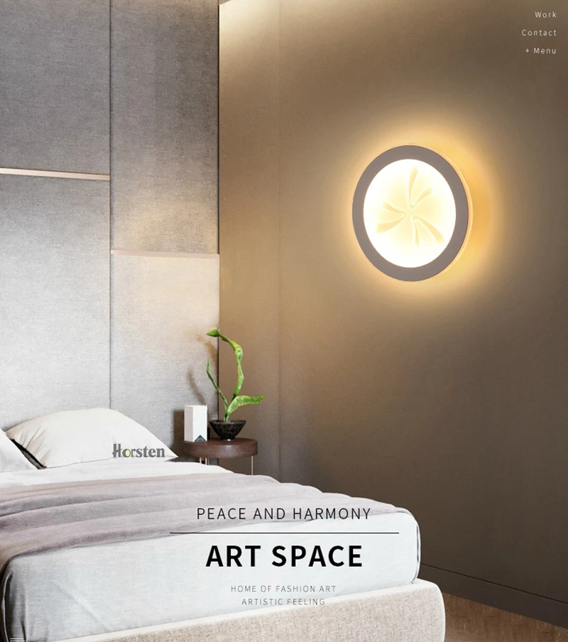 Creative LED Wall Lamp LED Sconce Light Acrylic Mini Home Decoration Wall Light For Kids Baby Bedroom Bedside Restroom Bedside Sconces (1)