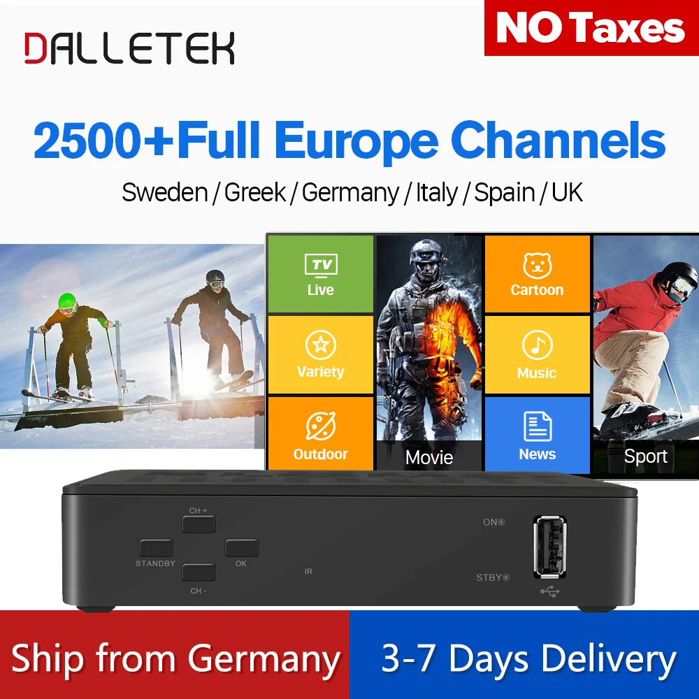 

Linux IPTV Europe Box H.265 Decoding Support Stalker Xtreamcodes Blomc-1 Subscription IUDTV 1 Year IPTV Spain Germany Turkey