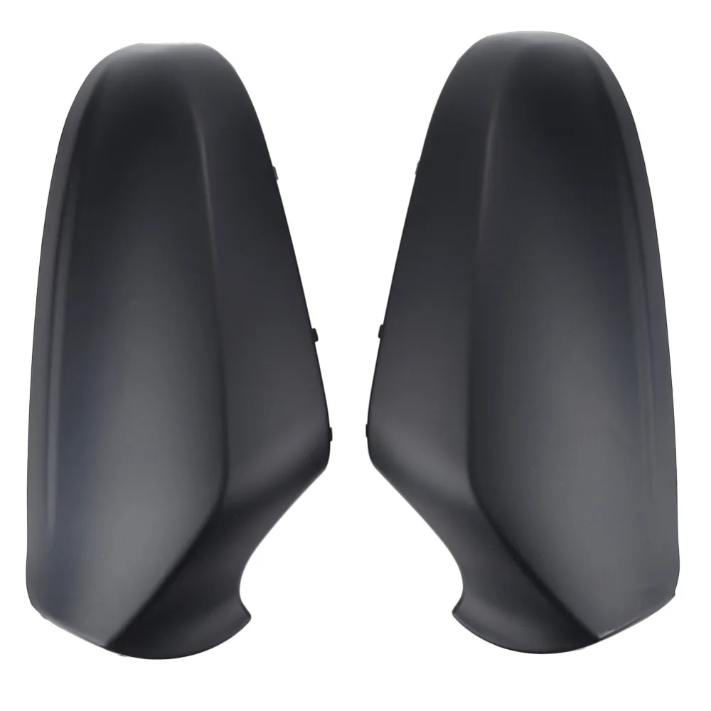 Black Left&Right Backup Mirror Shell Wing Mirror Cover Casing Cap for Vauxhall Astra 2004 2009