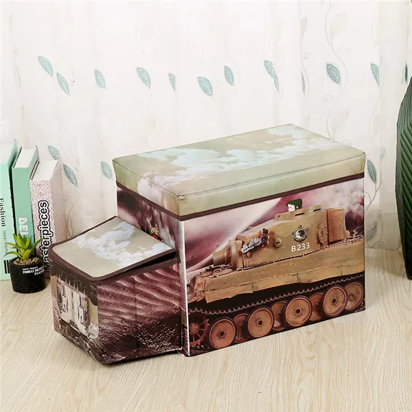 Creative Cartoon Car Storage Box Fold Toy Storage Basket Children Storage Bin - Цвет: 9