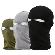 Ветрозащитная Балаклава, страйкбол, Военная Тактическая Маска на все лицо, для шеи, защитные головные уборы, головные уборы, шапка для верховой езды, пеших прогулок, велосипедная маска