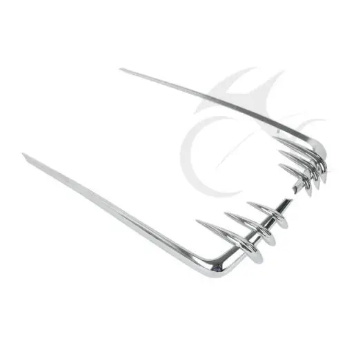 ABS Chrome Saddlebag Saddle Bag Lid Accents for Harley Dresser 1993-2013 94 96 98 10