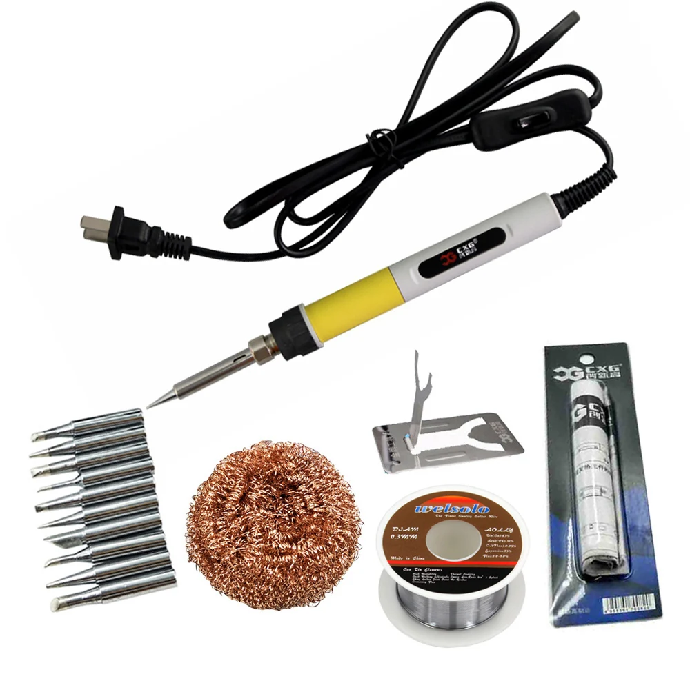 Electric Soldering Iron CXG 907C Adjustable Temperature Welding