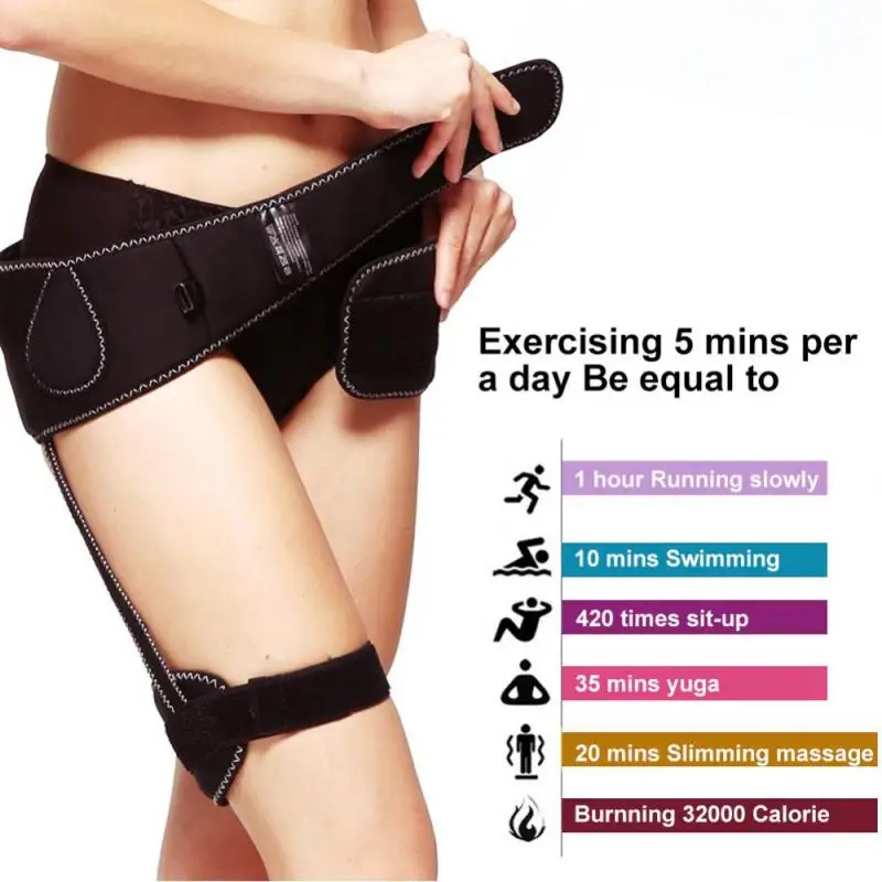 

Buttocks Lifting Leg Fat Burner Belt Intensity Rechargeable EMS Toning Flex Belt Bottom Toner Firm Hips Buttocks Enhancer Pads