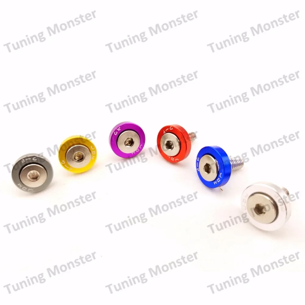 Fender Washers,10PCS/LOT JDM Style Fender Washers Bumper Washer Lisence Plate Bolts Kits for Honda Civic Integra