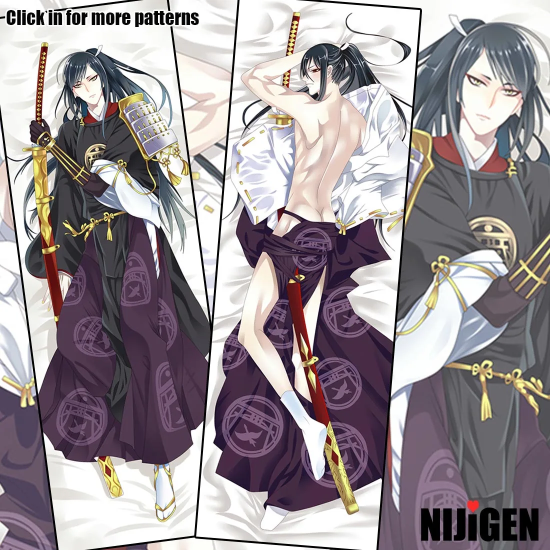 Декоративная наволочка KATSUGEKI Touken Ranbu Taroutachi для мужчин Аниме Dakimakura обнимающее