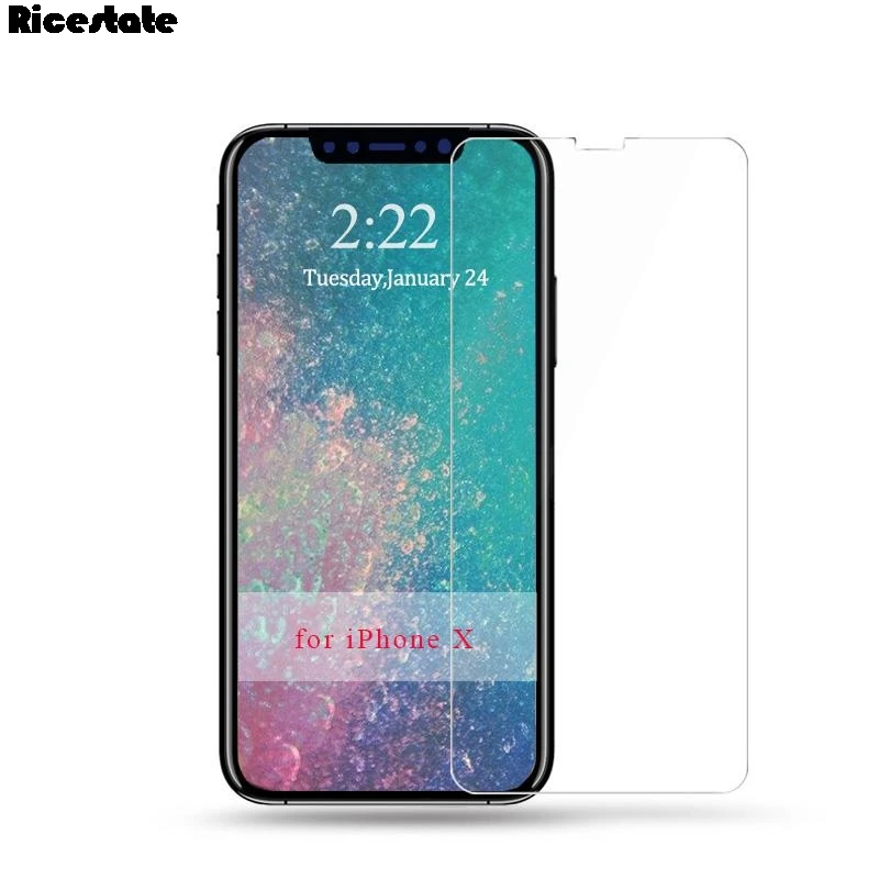Закаленное стекло Ricestate 9H для iPhone X XR XS MAX 8 7 6S 6 Plus 5 10 защитная пленка из закаленного