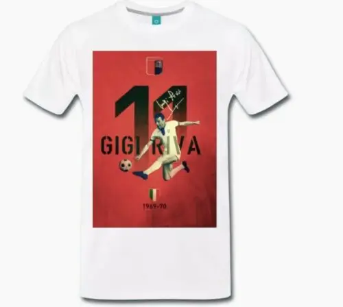 

T-SHIRT MEME GIGI RIVA CAGLIARI ITALIA ANNI 70 CALCIO VINTAGE 3