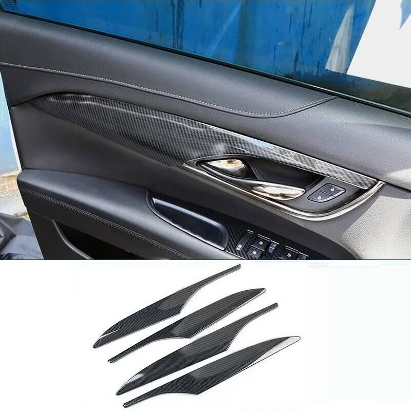 

Gear Door Handle Control System Interior Excent Decorative Automobile Bright Sequins Covers Decoration 18 19 FOR Cadillac ATS-L