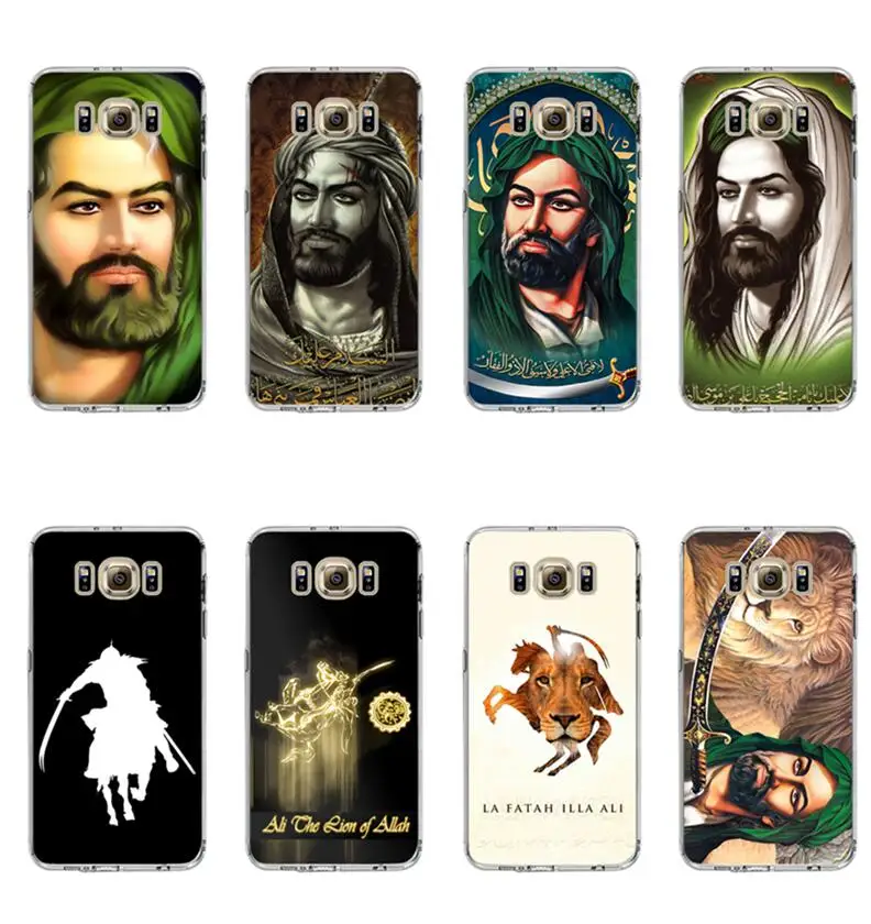 

Ali shia islam silicone clear transparent phone case for samsung s6 edge plus s7 edge s8 s9 s10 plus lite e note8 note9 case