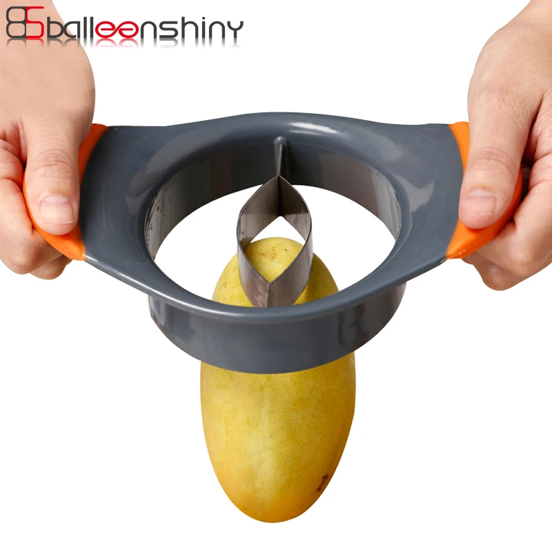 

BalleenShiny Mango Splitters Fruit Corers Statelines Steel Peeler Peach Shredder Slicer Cutter Stoner Vegetable Gadget Tableware