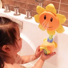Дети Baby Дети Играя Игрушки Ванны Подсолнечника Мультфильм Младенческая Душ Воды Летом Пляж Игрушки Партия Игры Игрушки VBP49 T15 0.5
