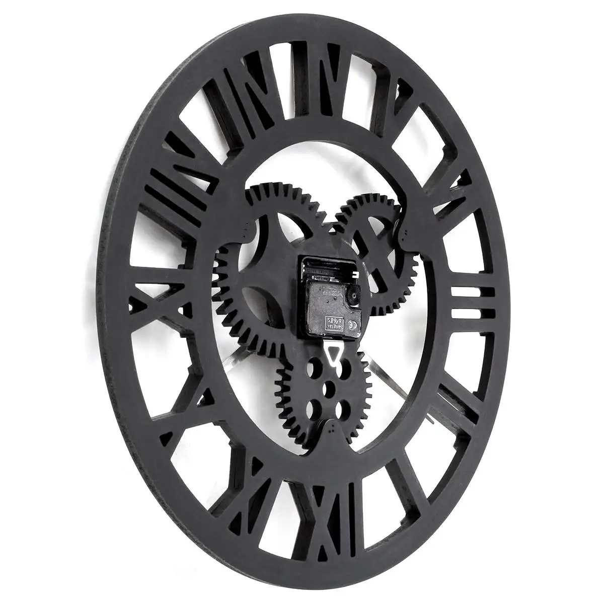 40/60/80 см Ретро Винтаж ручной работы большие настенные часы класса люкс 3D украшения дома деревянные настенные часы Гостиная Horloge подарок