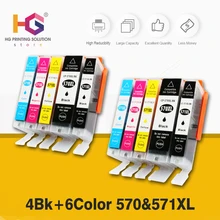 1set Refillable ink cartridge PGI570 CLI571 For Canon PGI-570 CLI-571 PGI-570XL CLI-571XL for Canon PIXMA MG5750 MG5751 MG5752