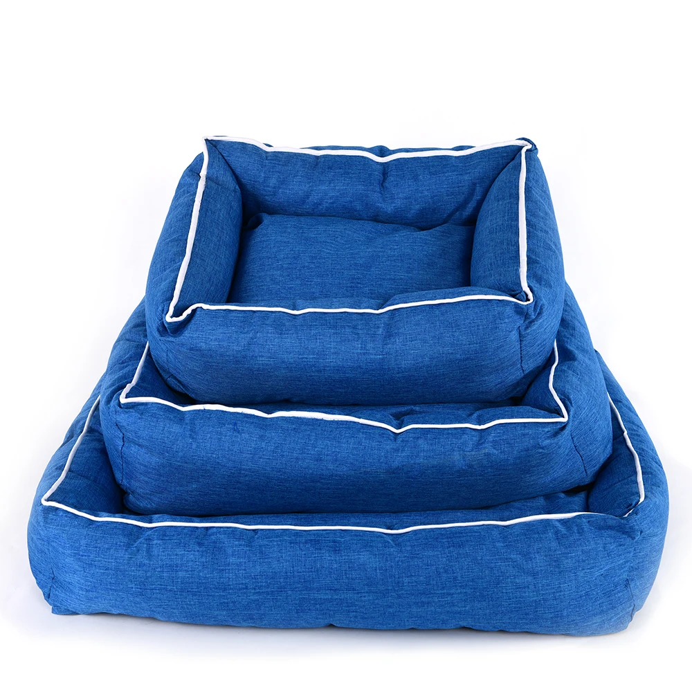 Solid Pet Dog Bed Sofa House Mats Kennel Cat Bed Sofa House Waterproof Washable Pet Dog Cat Bed House For Small Medium Large Dog (1)