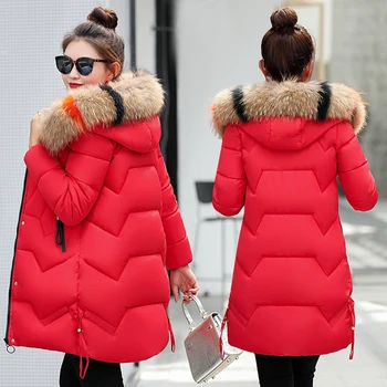 

Brieuces 2020 High Quality Cotton Padded Winter Jacket Women Hooded Long Outwear For Womens Winter Jackets Plus Size Coat