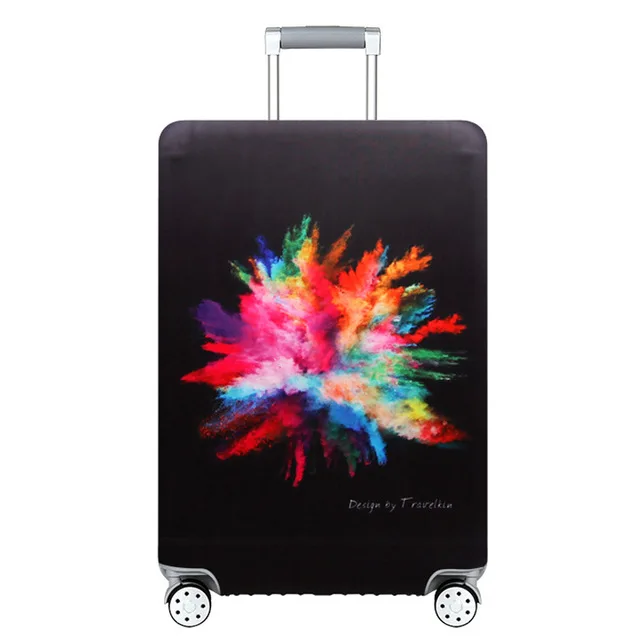 Чехол для дорожного костюма, защитный чехол для багажа, 18-32 дюйма, эластичный чехол для тележки, защита от пыли, чехол, аксессуары для путешествий - Цвет: Luggage cover C