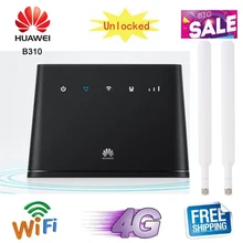 Разблокированный HUAWEI B310S-22 B310 150 м 4 аппарат не привязан к оператору сотовой связи CPE WI-FI маршрутизатор со слотом для sim карты, 4G, FDD 800/900/1800/2100/2600 МГц