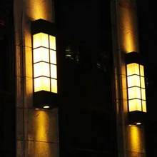 Современные светодиодный открытый настенный светильник библиотека музея кафетерий отель, Открытый Бра пейзаж IP55 Водонепроницаемый светодиодный светильник Освещение дорожек в саду зеркало с подсветкой