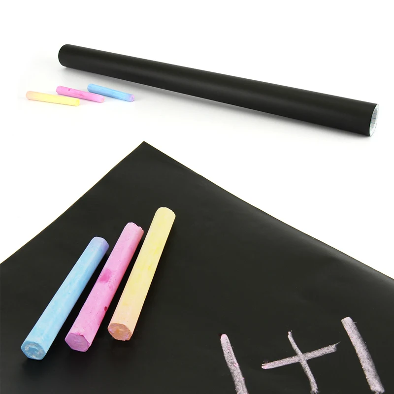 

Blackboard Vinyl Chalkboard Wall Stickers 45*200CM children drawing toy vinilos paredes