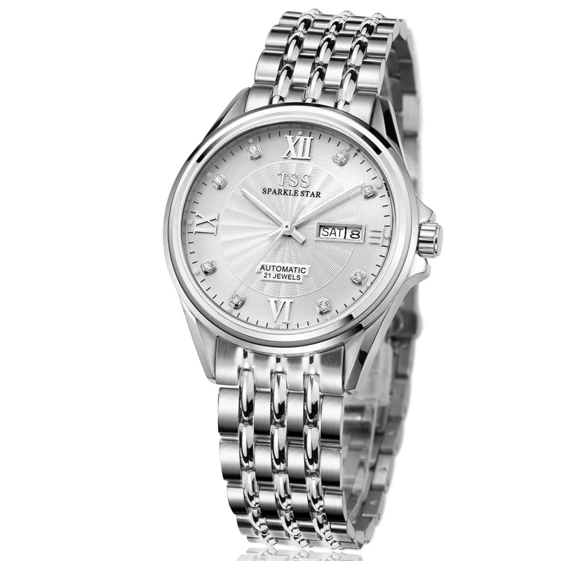 

TSS T8008 japan MIYOTA 8205 Automatic movement stainless steel male watch fashion trend men watch casual simple thin