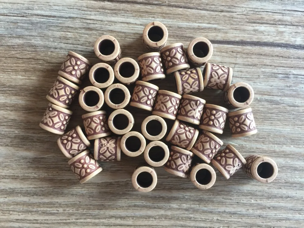 

50 Dreadlock Beads Dread Braid Clip Cuff Hair Accessory Charm Mixed Designs