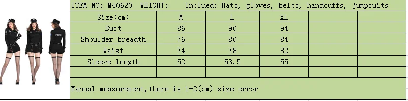 Женский сексуальный эротический костюм полицейского на Хеллоуин, костюм полицейского, костюм для косплея, костюм, размер XL
