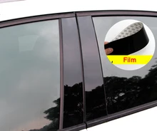 

8pcs for Nissan qashqai 2016 2017 Car window Trim B column Decorative flim PC Mirror