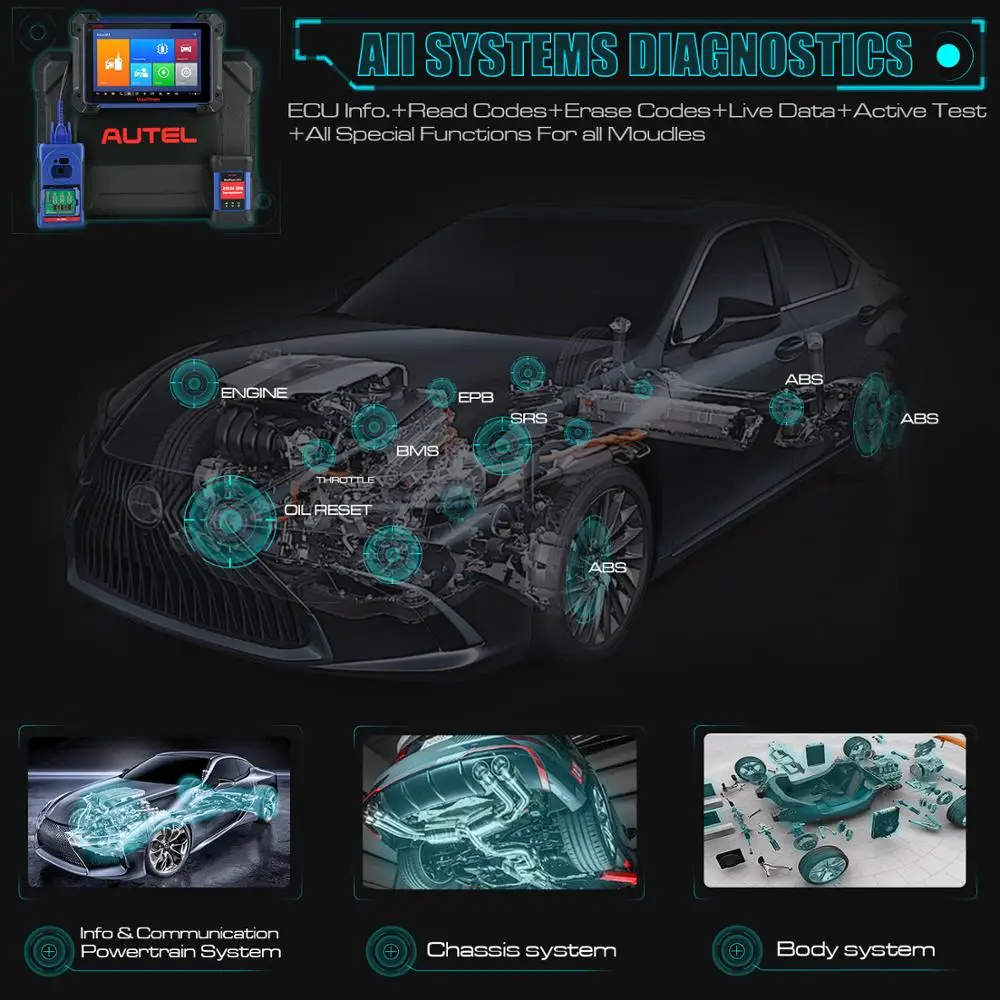 Программатор ключей Autel IM608 XP400 инструмент для диагностики автомобиля ECU лучше чем
