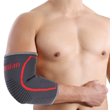 

Elbow Support Sleeve Elastic Brace Compression Protective Pad Arm Splint Supports Basketball Weightlifting Gym Absorb Sweat