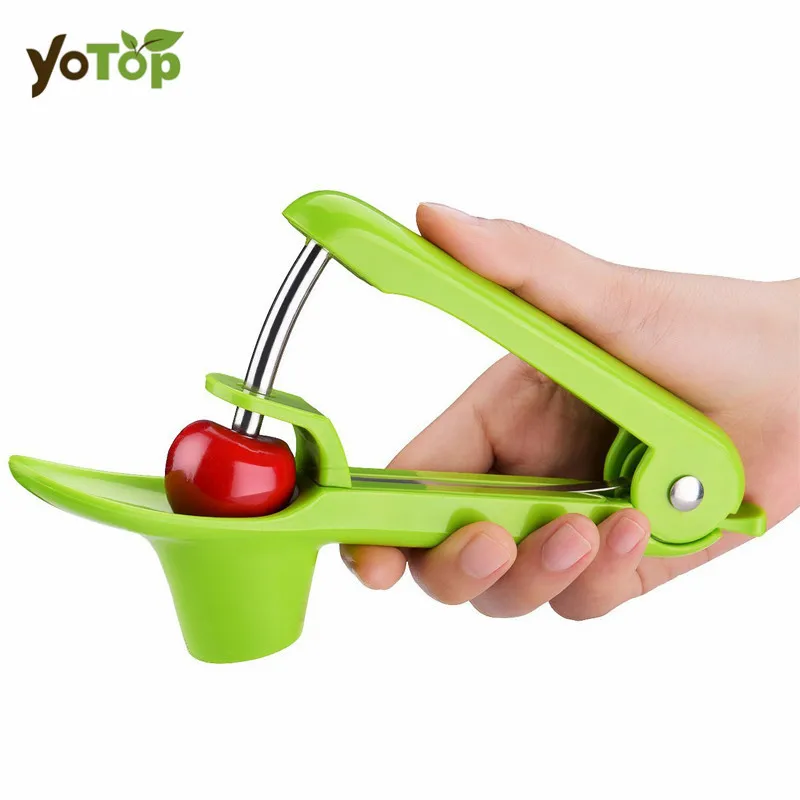 

YOTOP Novelty Stainless Steel Cherry Pitter Fruit Core Seed Remover Tools Cherries Corer Fruit Tool Gadgets Kitchen Accessories