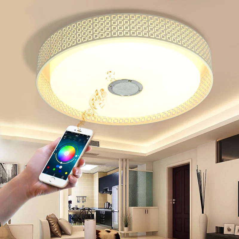 Modern LED ceiling Light RGB Dimmable APP control Bluetooth & Music