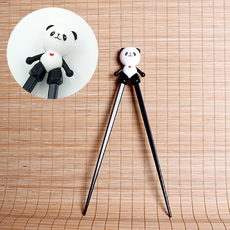 Новинка практичная панда мультяшная кукла голова учебные палочки для еды практика вспомогательная китайская палочка для еды детская форма животного