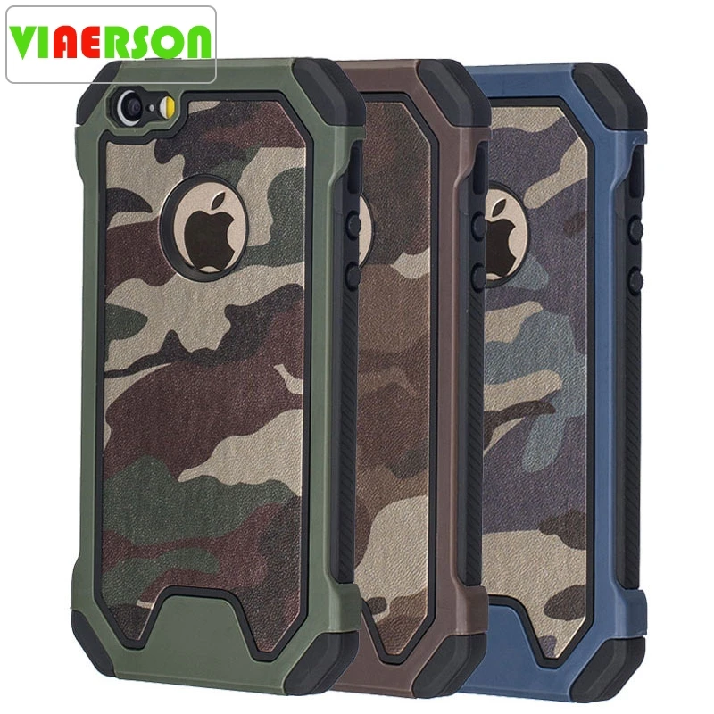 Army Military Camouflage Armor Shockproof Phone Case For iPhone 5 S 5S SE 6 6S 7 8 Plus X XS Max XR Coque Dual Layer TPU Cover |