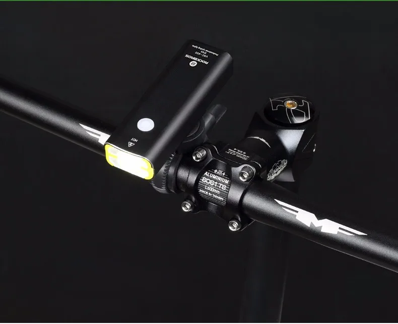 ROCKBROS велосипед светодиодный головной светильник USB Перезаряжаемые Светильник Велоспорт вспышки света светильник Водонепроницаемый велосипедная передняя лампа велосипед аксессуары 2 Цвет