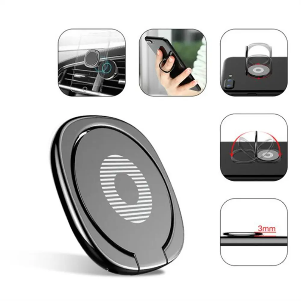 Universal for iPhone Samsung Xiaomi Huawei Cell Phone Sticker Tablet Table Support Stand Round Finger Ring Car Phone Holder Grip Universal for iPhone Samsung Xiaomi Huawei Cell Phone Sticker Tablet Table Support Stand Round Finger Ring Car Phone Holder Grip