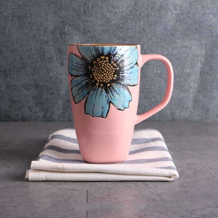 Techome креативная керамическая фарфоровая кружка кофейные кружки для чая, молока Stave чашки с ручкой домашняя офисная кружка уникальный подарок - Цвет: 4