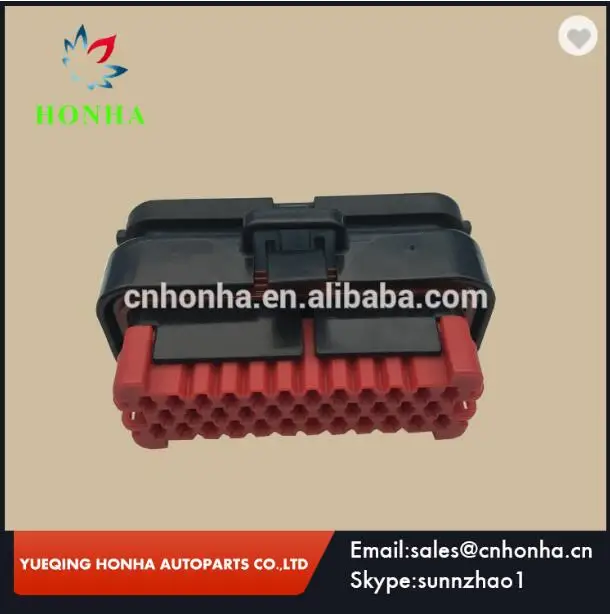 Разъем AMP 776164 1 Автомобильный разъем Ecu 35 позиций прямоугольный корпус черный