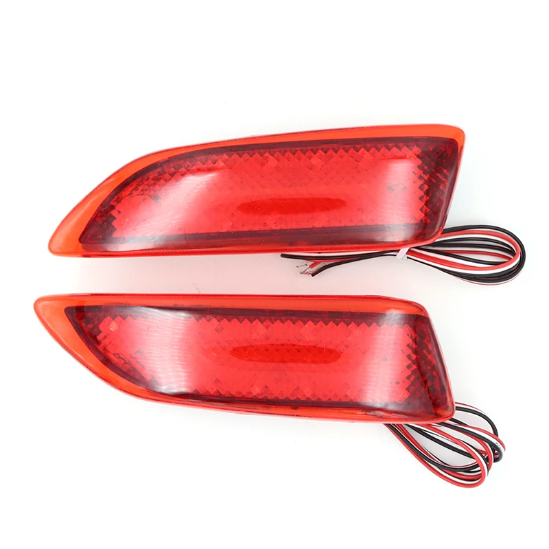 

Pair For Toyota Corolla Lexus CT200h LED Rear Bumper Reflector Light Red Car Driving Brake Fog Trim Molding Tail Lamp