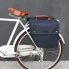 Tourbon-bolsa Vintage para bicicleta, alforja para asiento trasero, portaequipajes doble enrollado, resistente al agua, accesorio para bicicleta de 23L ► Foto 1/6