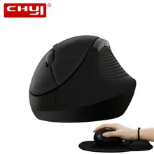 Беспроводной вертикальный Мышь эргономичный 800/1200/1600 Точек на дюйм Опти 6D компьютер игровая мышь С упором для запястий Мышь коврик для портативных ПК