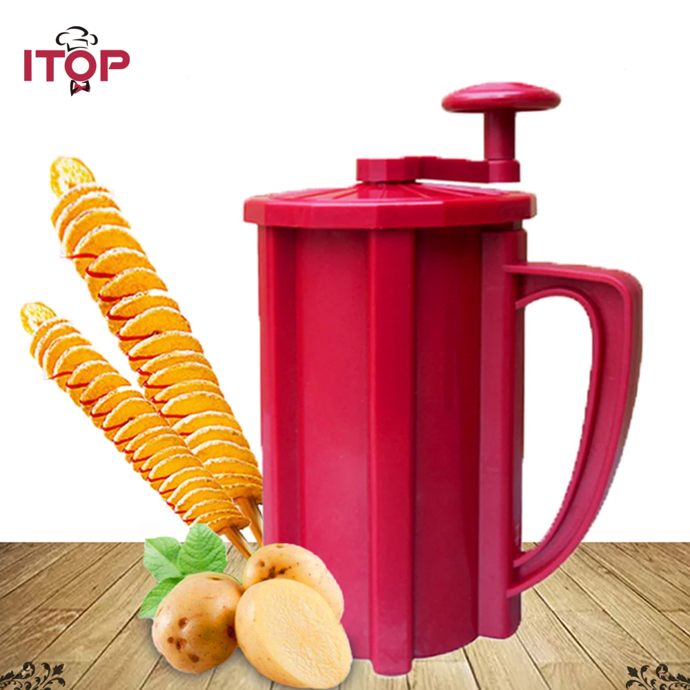 

One Function Twisted Potato Cutter Manual Spiral Shredder