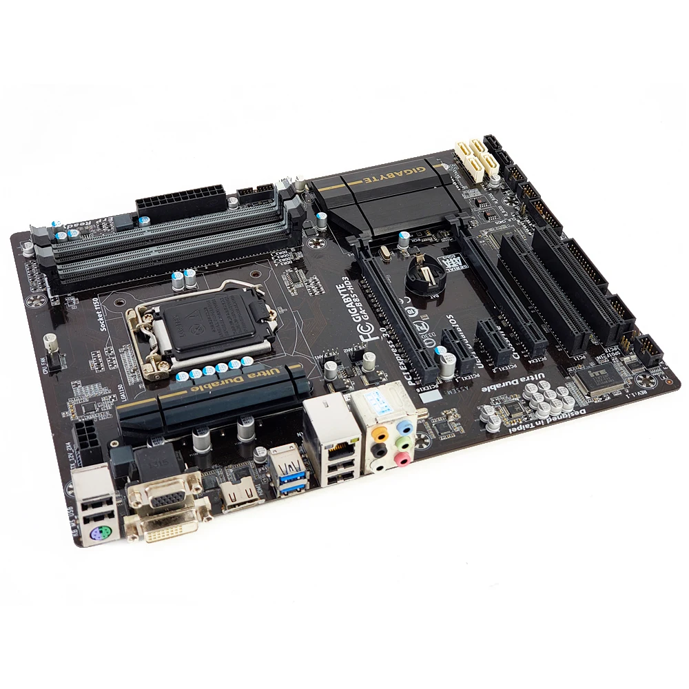 Gigabyte GA-B85-HD3 рабочего Материнская плата B85-HD3 B85 LGA 1150 i7 i5 i3/Pentium/Celeron DDR3 32G SATA3 USB3.0 VGA, HDMI, DVI HDMI блок питания ATX