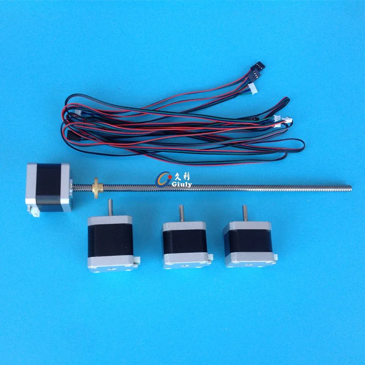 

funssor ultimaker 2 UM 2 X,Y motor+Z-motor with Trapezoidal Lead kit for DIY ultimaker 3D printer extruder motor kit s