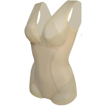 

Thin Waist Abdomen Corset Bodysuit for Women Postpartum Body Shaping Underwear Sliming Shaper Female Bodysuit Beige Black L-2XL