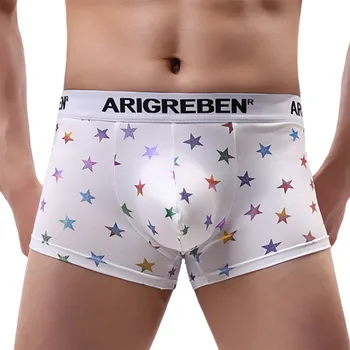 

Hot Sale Lovely Cartoon Print Boxer shorts Men's Sexy Underwear Flat Pants Breathable Raised Underwear Men's Underwear Z506
